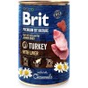 BRIT Premium By Nature Turkey & Liver (puszka) 800g