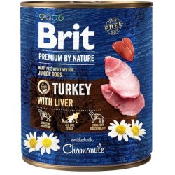 BRIT Premium By Nature Turkey & Liver (puszka) 400g
