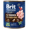 BRIT Premium By Nature Chicken & Hearts (puszka) 400g