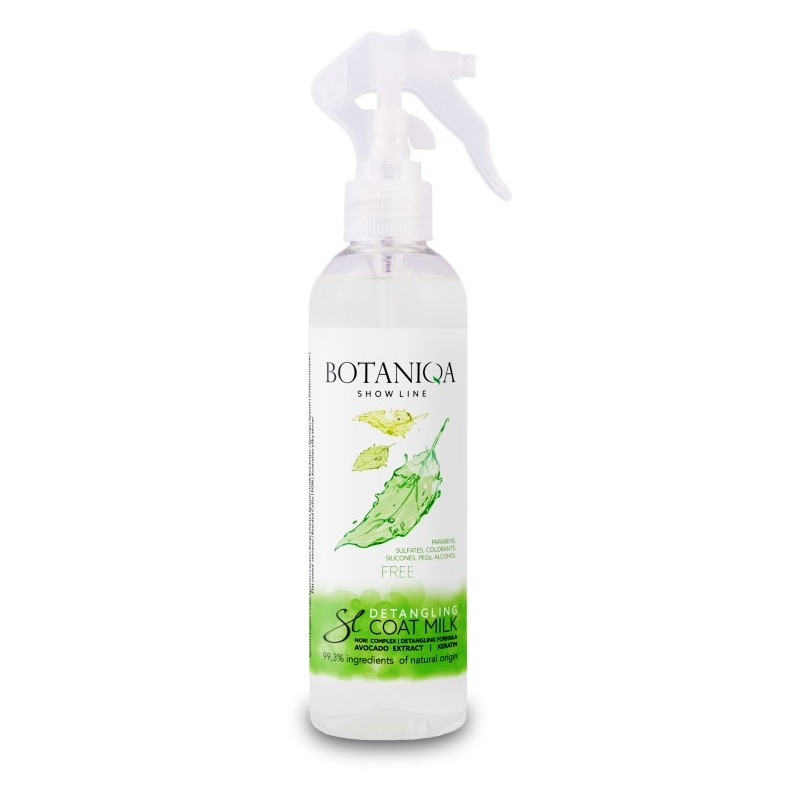 BOTANIQA Detangling Coat Milk 250ml -  Mleczko ułatwiające rozczesywanie Detangling Coat Milk 250ml