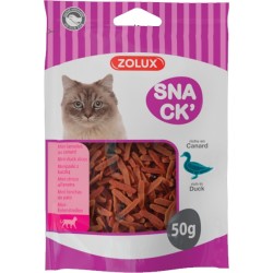 ZOLUX Przysmak dla kota mini paski z kaczką 50g