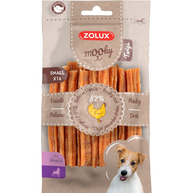 ZOLUX Przysmak MOOKY Premium drób S 16 szt.