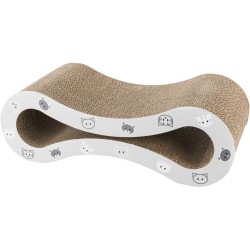 TRIXIE Drapak kartonowy Mimi 48 x 16 x 22 cm - szary