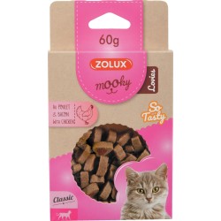 ZOLUX Przysmak MOOKY LOVIES dla kota z kurczakiem i bekonem 60g