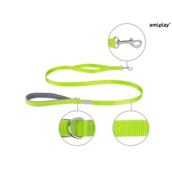 AMIPLAY Smycz Samba - Zielona XL