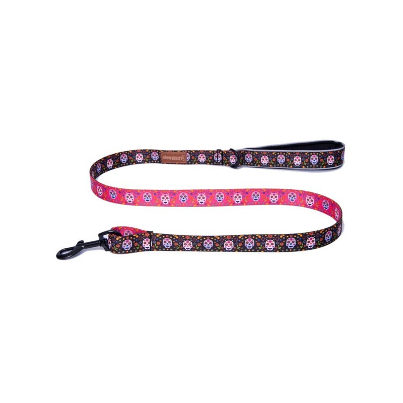 LAUREN DESIGN Color Smycz krótka - very scary 2,5 x 150 cm