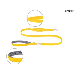 AMIPLAY Smycz Samba - Żółta XL
