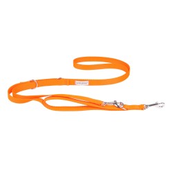 AMIPLAY Smycz regulowana 7 in 1 Samba - Pomarańczowa S