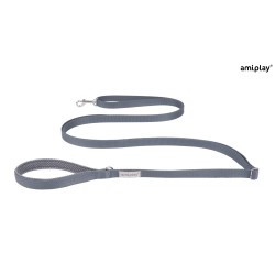 AMIPLAY Smycz regulowana Easy Fix Samba - Szara XL