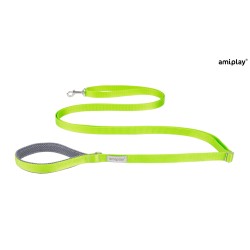 AMIPLAY Smycz regulowana Easy Fix Samba - Zielona M