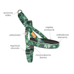 LAUREN DESIGN Classic Szelki norweskie - czarne L