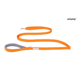 AMIPLAY Smycz regulowana Easy Fix Samba - Pomarańczowa S