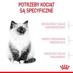 ROYAL CANIN Kitten karma sucha dla kociąt od 4 do 12 miesiąca życia 400g