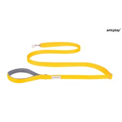 AMIPLAY Smycz regulowana Easy Fix Samba - Żółta L