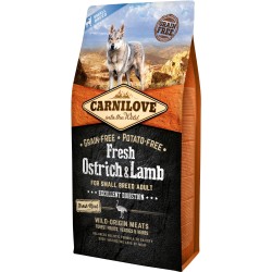CARNILOVE DOG Fresh Ostrich and Lamb for Small Breed 1,5 kg