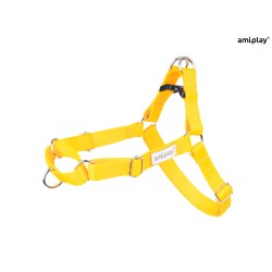 AMIPLAY Szelki regulowane EASY GO Samba - Żółte XL