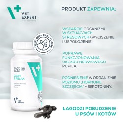 VETEXPERT Calm and Relax - Objawy stresu 30kaps. (Twist Off)