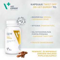 VETEXPERT Multivitamin Witalność 30kaps. (Twist Off)
