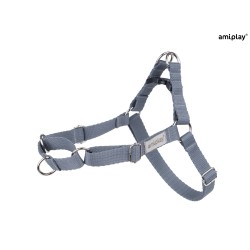 AMIPLAY Szelki regulowane EASY GO Samba - Szare M