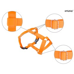 AMIPLAY Szelki Guard Samba - Pomarańczowe XL