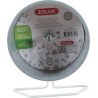 ZOLUX Kołowrotek plastikowy na metalowej podstawie 12 cm - szary
