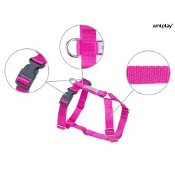 AMIPLAY Szelki Guard Samba - Różowe S