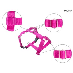 AMIPLAY Szelki Guard Samba - Różowe S