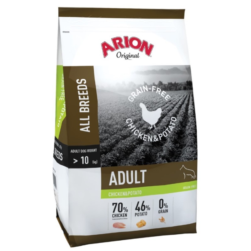 ARION Original Grain Free All Breeds Chicken and Potato 12kg