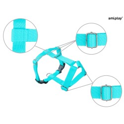 AMIPLAY Szelki Guard Samba - Turkusowe M