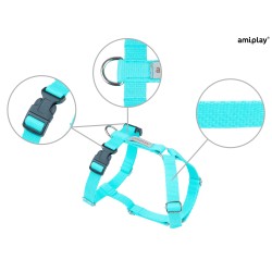 AMIPLAY Szelki Guard Samba - Turkusowe XL