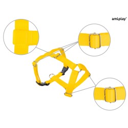 AMIPLAY Szelki Guard Samba - Żółte M