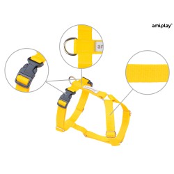 AMIPLAY Szelki Guard Samba - Żółte L