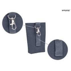 AMIPLAY Torebka na worki do odchodów Samba - Szara