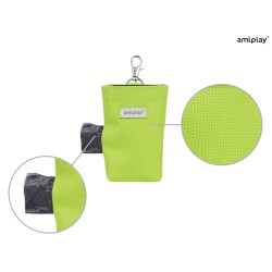 AMIPLAY Torebka na worki do odchodów Samba - Zielona