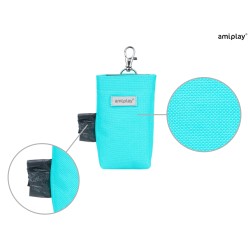 AMIPLAY Torebka na worki do odchodów Samba - Turkusowa