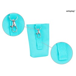 AMIPLAY Torebka na worki do odchodów Samba - Turkusowa