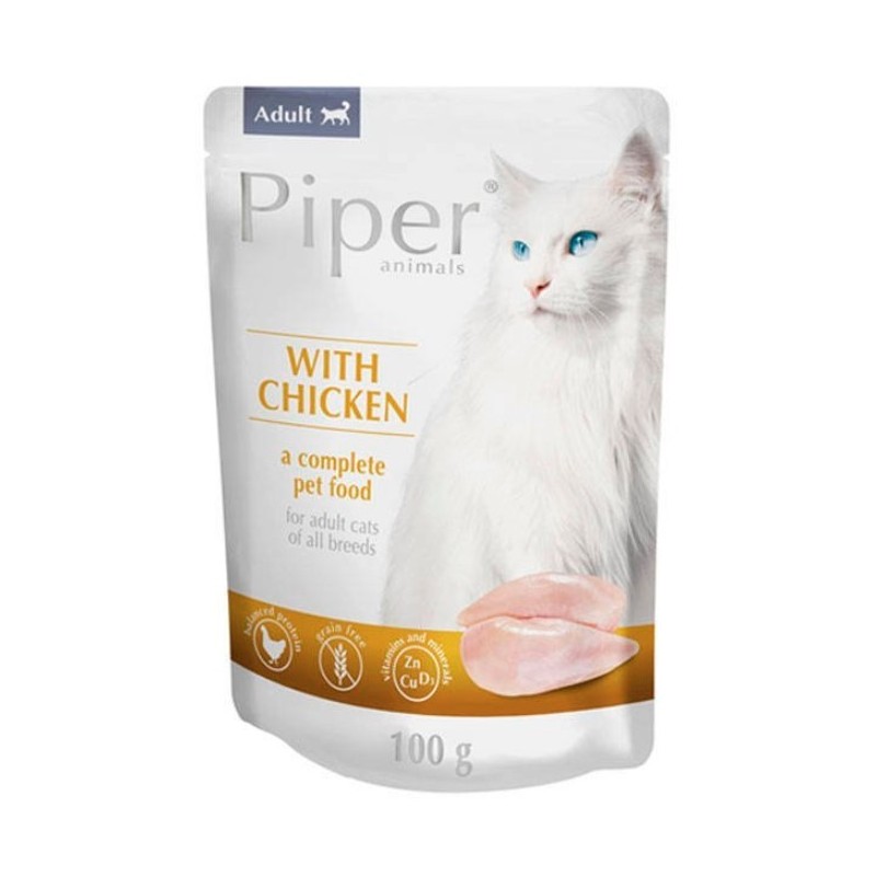 PIPER Animals - dla kota z kurczakiem (saszetka) 100g