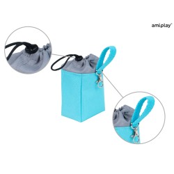 AMIPLAY Torebka na przysmaki Samba - Turkusowa