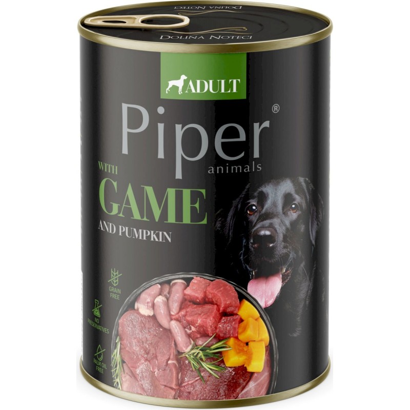 DOLINA NOTECI PIPER Dziczyzna z dynią (puszka) 800g
