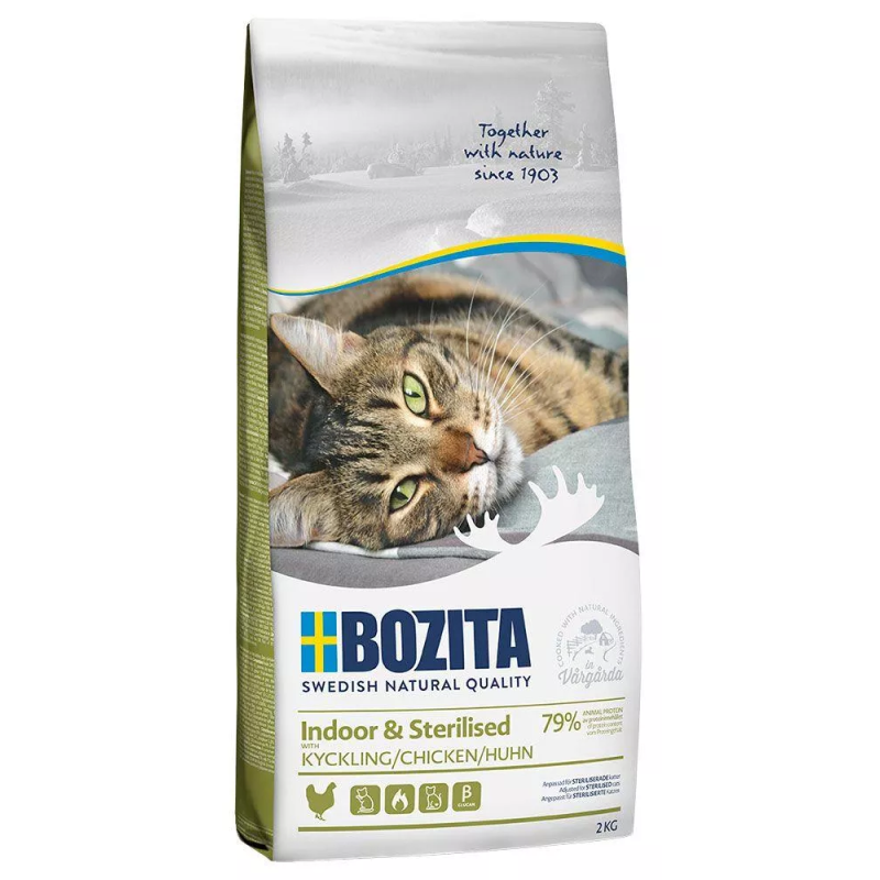BOZITA Indoor and Sterilised Chicken 2kg