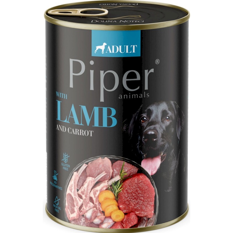 DOLINA NOTECI PIPER Jagnięcina z marchewką (puszka) 400g