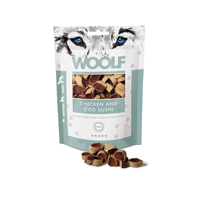 WOOLF Chicken and Cod Sushi 100g