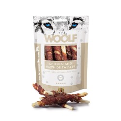 WOOLF Chicken and Rawhide Twister 100g