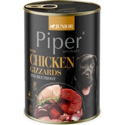 DOLINA NOTECI PIPER Junior z żołądkami kurczaka i burak 400g