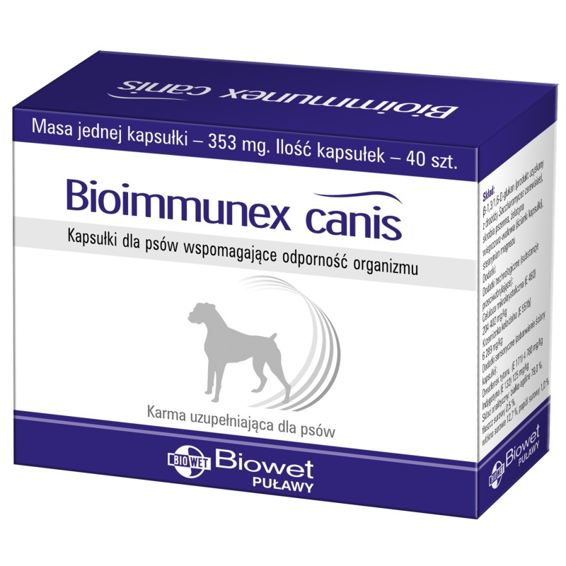 BIOWET Bioimmunex canis 40 kaps.