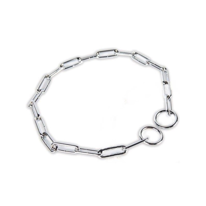 DINGO Obroża łańcuszkowa dławik - długie ogniwo 4 x 75 cm