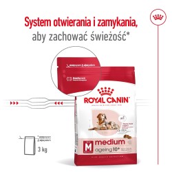ROYAL CANIN Medium Ageing 10+ karma sucha dla psów dojrzałych ras średnich, po 10 roku życia 2x 15kg