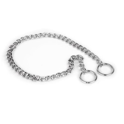 DINGO Obroża łańcuszkowa dławik - krótkie ogniwo 3,0 x 65 cm