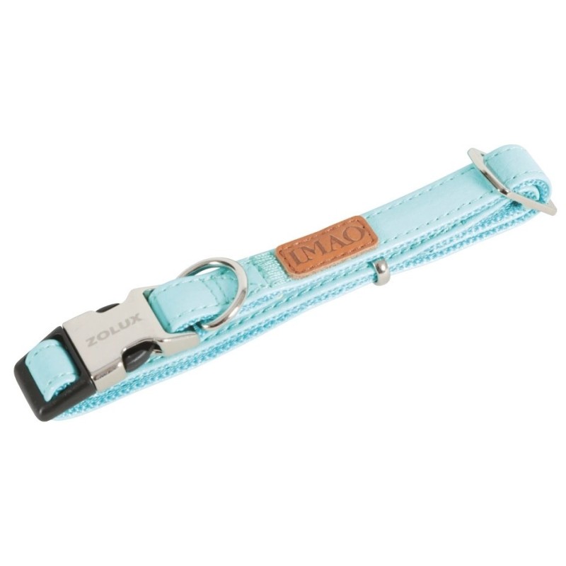 ZOLUX Obroża IMAO Piccadilly - turkus 15mm