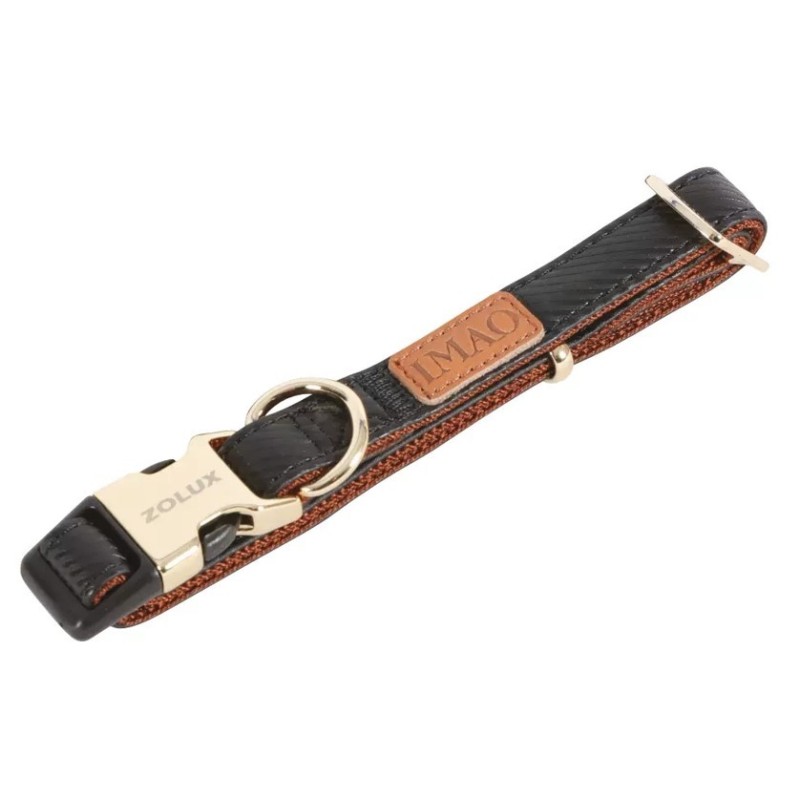 ZOLUX Obroża IMAO Mayfair - czarna 20mm